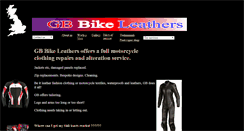 Desktop Screenshot of gbbikeleathers.com
